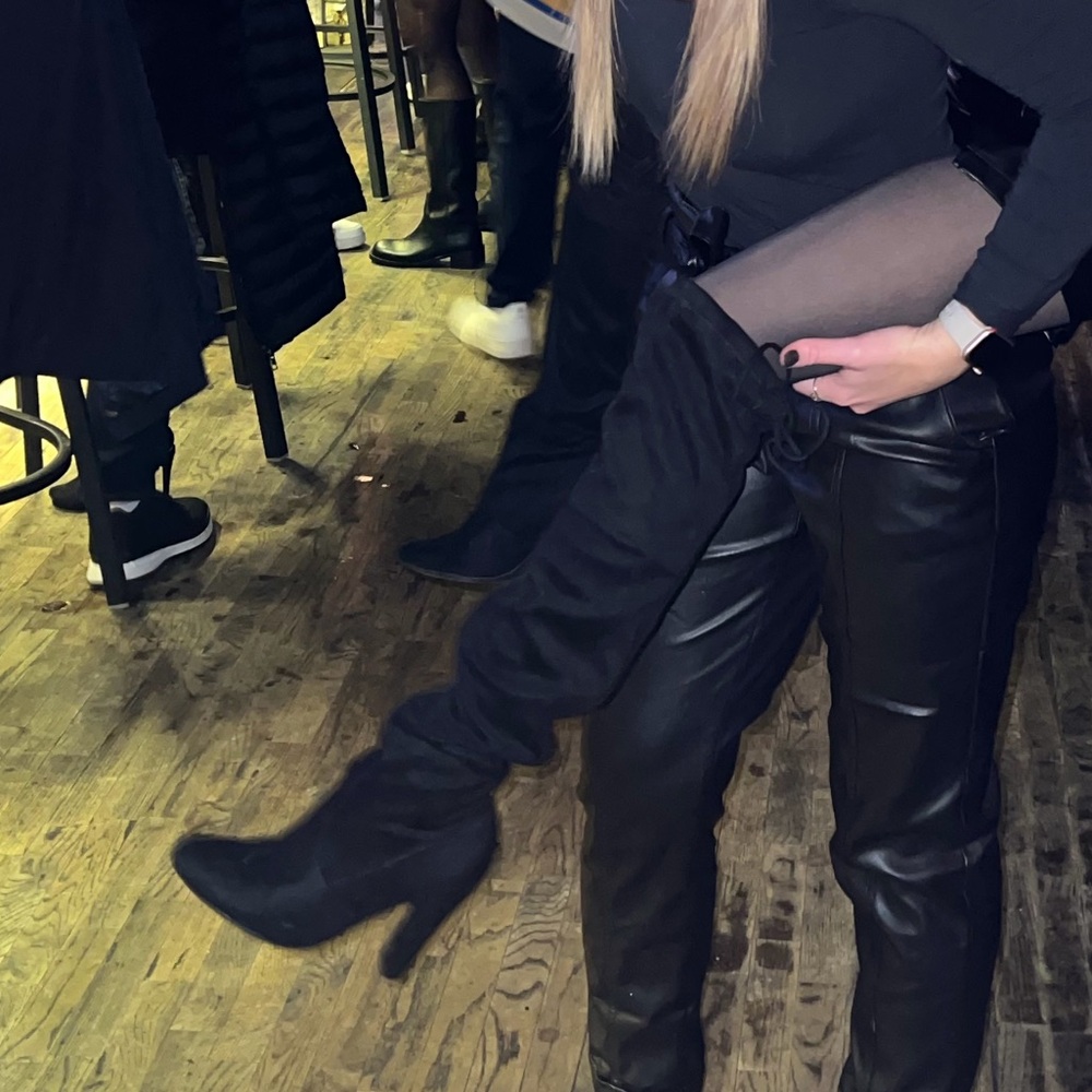 Steve Madden Over-the-Knee Bootie heels
